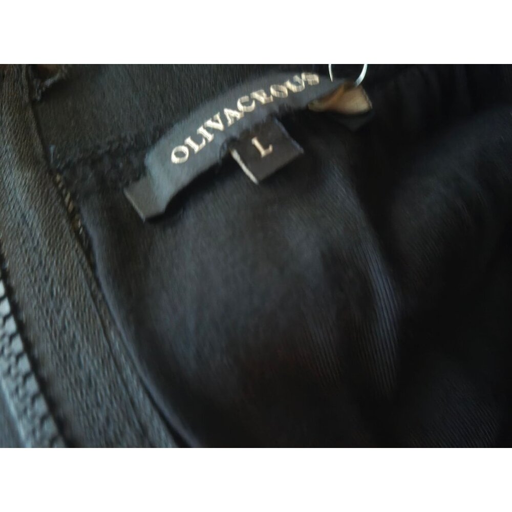 Oliveacious Black Sequin Midi Skirt L - Picture 7 of 7